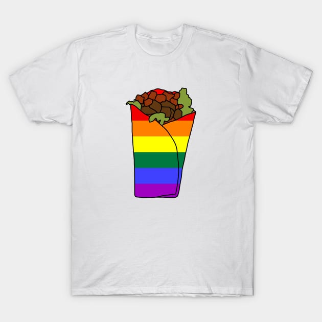 LGBTQ Pride Burrito T-Shirt by LunaMay